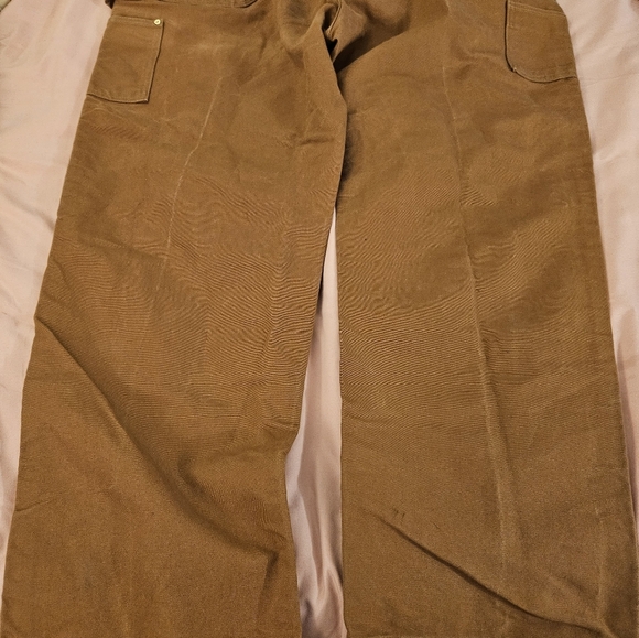 Carhartt Doubble Knees Men's Brown Work‎ Pants - Picture 7 of 8